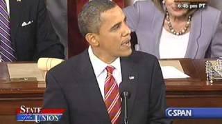 Pres. Obamas First State of the Union Address