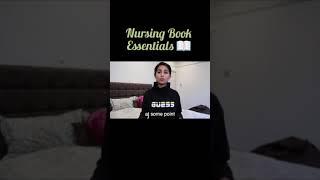 Essential Books for Nursing School  #shorts