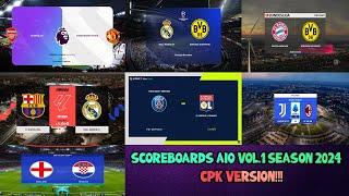 SCOREBOARDS AIO VOL.1 SEASON 2024 CPK VERSION - PES 2021 & FOOTBALL LIFE