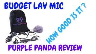 Purple Panda Budget Lav Mic Review