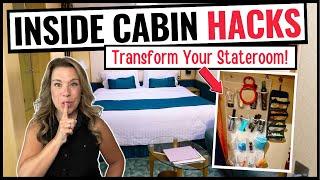 INSIDE CABIN HACKS Cruise Tips for Small Cruise Cabins