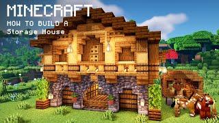 Minecraft How To Build a Storage House