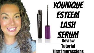 Younique Moodstruck Esteem Lash Serum tutorial