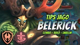 CARA MAIN BELERICK META TERBARU  BUILD & EMBLEM BELERICK TERSAKIT 2023   BELERICK ROAMER GAMEPLAY