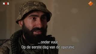 Aan het front met een Oekraïense militair die eigenlijk jou