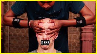 Deep ASMR Head Massage Indian Magic with Neck Cracking