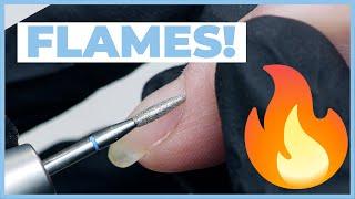 Tips for Cuticle Nail Bits Flame Shapes 