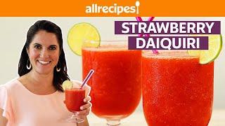 How to Make the Best Strawberry Daiquiri  Summer Cocktail  Get Cookin’  Allrecipes.com