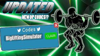 ALL *OP* SECRET CODES? Roblox Big Lifting Simulator 2 2021