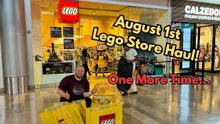 NEW SETS August 1st Lego Store Haul One More Time...