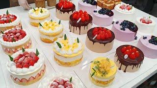 Satisfying Cake Making Video    5 Kinds of Cakes - Korean Food ASMR