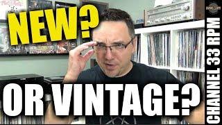 Is it better to buy new or vintage audio gear? Turntables receivers and speakers