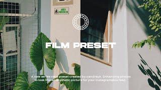 FILM PRESET  VSCO X  VSCOTUTORIAL