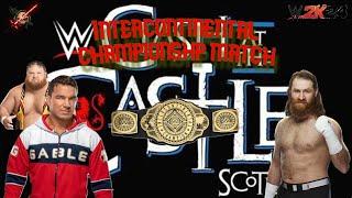 Clash at the Castle PLE...Sami Zayn VS Chad Gable..Intercontinental Championship match WWE2K24
