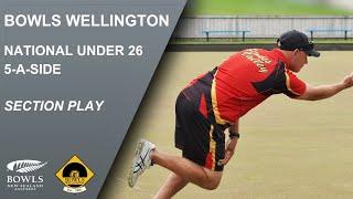 2024  Bowls Wellington National Under 26 5-a-side  Section Play