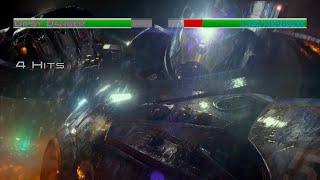 Gipsy Danger vs Leatherback..with healthbars