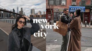 NYC Vlog exploring nyc best food spots cafe hopping ️