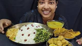 Best Indian Bengali Veg food Eating Show