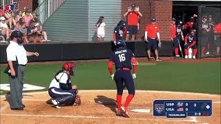 Team USA Softball vs USSSA Pride  Exhibition Game  July 6 2022  Oxford Alabama