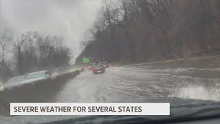 Severe storms continue to impact many states along the East Coast