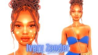 Sim 4 CAS  Sim Download & CC Folder - Ivory Zander