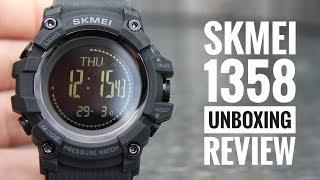 Skmei 1358 Compass Altimeter Barometer Thermometer etc unboxing