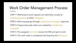 What is a Work Order - Anatomy of a Work Order