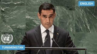  Turkmenistan - President Addresses United Nations General Debate 78th Session  #UNGA