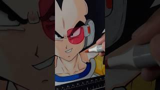 Drawing Vegeta #drawing #vegeta #shorts #dragonballz ️