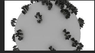 Maya Paint Effects Trees in MASH