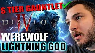 Werewolf Lightning God S Tier Build Druid Guide GauntletBoss KillerSpeed Farm Diablo 4 - S3