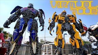 Giant Transformers made from Real Auto Parts Ban Hun Lek Thailand