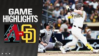 D-backs vs. Padres Game Highlights 6824  MLB Highlights