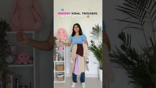 Meesho Korean trouser try on Haul #shorts #meeshohaul #meesho #viral #youtubeshorts #foryou #fyp