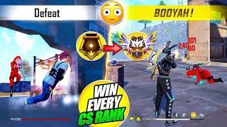 HOW TO WIN EVERY CS RANK IN FREE FIRE  FREE FIRE PRO TIPS AND TRICKS  FIREEYES GAMING