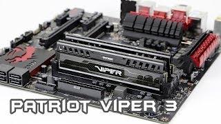 Review Patriot Viper 3 DDR3-1600 CL9 16GB Kit - Unboxing & Review German