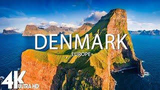 FLYING OVER DENMARK 4K UHD - Relaxing Music Along With Beautiful Nature Videos - 4K Video Ultra HD