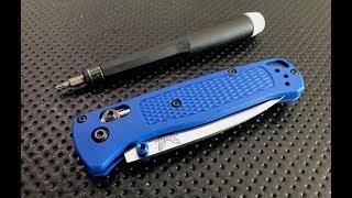 How to disassemble and maintain the Benchmade Bugout Pocketknife