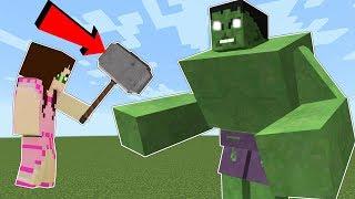 Minecraft THE HULK HULK WILL SMASH YOU Mod Showcase