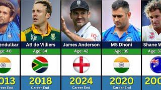 GOODBYE - Best Cricket Players Who Have Retired 1990 - 2024