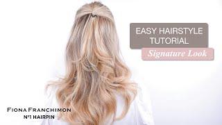 How to do a Signature Look  Hair Tutorial No.1 Hairpin  Fiona Franchimon