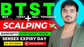 Live Intraday Trading  Sensex expiry  4th October  Option Buying  selling