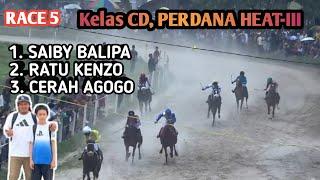 Kelas CD PERDANA HEAT-III  Kuda Pacu SAIBY BALIPA Juara Di EVENT LEBARAN CUP PAYAKUMBUH SUMBAR