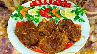 Mutton Karahi Recipe  How to Prepare Mutton Karahi in Nature  طرز تهیه کرایی گوشت گوسفند در طبیعت