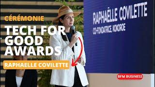 Raphaëlle Covilette sur la scène de Change Now