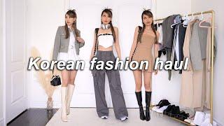 LEWKIN TRY ON HAUL  trendy KOREAN FASHION y2k acubi k-pop styles