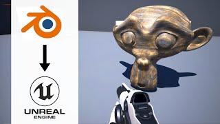 How to Export Models from Blender to Unreal Engine 4 With Textures