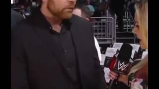 Dean Ambrose and Renee Young Interview WWE Hall of Fame 2017
