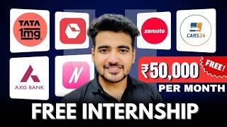 EARN ₹50000Month Free Online Internships for Students & Graduates Tech & Non-Tech Internships