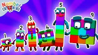 Colourful Math For Kids  Numberblocks 1 Hour Compilation  123 - Numbers Cartoon For Kids